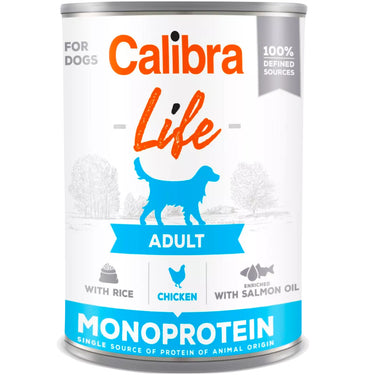 Calibra Dog Life Can Adult Chicken with Rice 400g